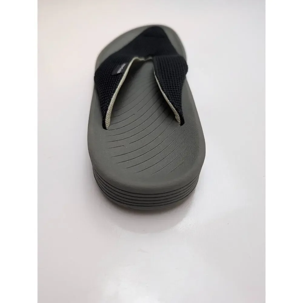 Hey Dude Milo Black Army Flip Flop Thong Sandals Men's Size 15 Comfort